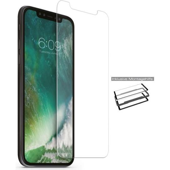 Nevox NEVOGLASS Apple iPhone 14 Pro Max tempered Glass mit EASY APP (1 Stück, Apple iPhone 14 Pro Max), Smartphone Schut...
