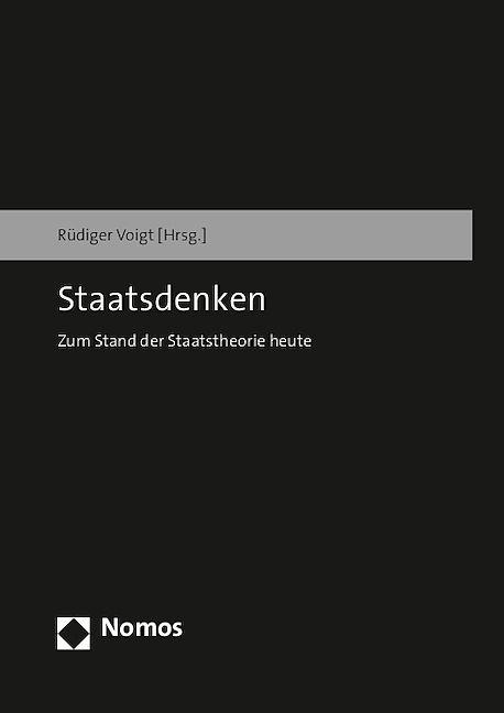 Produktbild Staatsdenken (Deutsch, 2016)