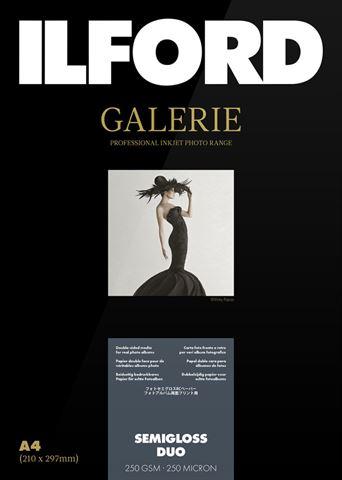 Actual product image Ilford Gallery Prestige Smooth Semigloss Duo 250g/m² A4 100 sheets (250 g/m², A4, 100 x)