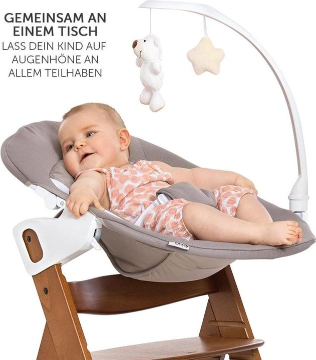 Immagine prodotto Hauck Seggioloni Alpha Plus Walnut Newborn Set Deluxe - 4 pezzi. (Seggiolone booster)