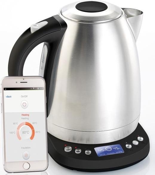 Image du produit Rosenstein & Söhne Bouilloire avec 4 réglages de température et minuteur pour le thé (1.70 l)