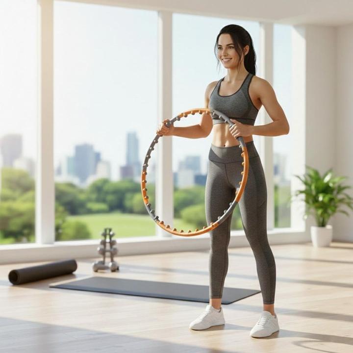 Image du produit Body Sculpture Hula-Hoop-Reifen mit Gewichten