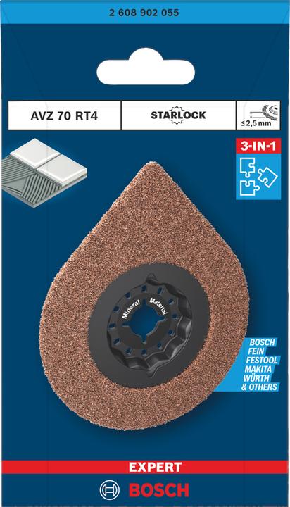 Immagine prodotto Bosch Professional Zubehör EXPERT AV Z70 RT4 Mörtelentferner für Multifunktionswerkzeuge