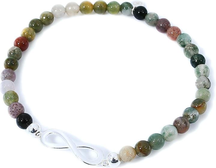 Actual product image Balibay Vaia (18 cm, Moss agate, Gemstone, Agate, 14 carat gold)