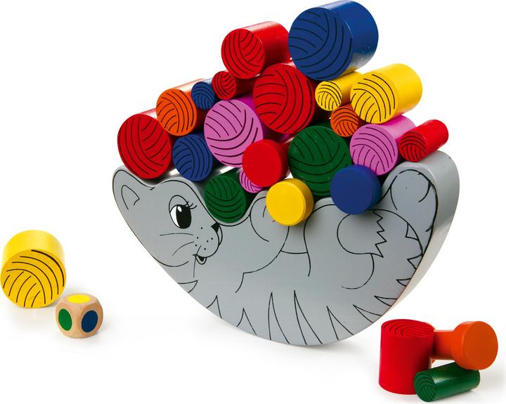 small foot Balancing cat