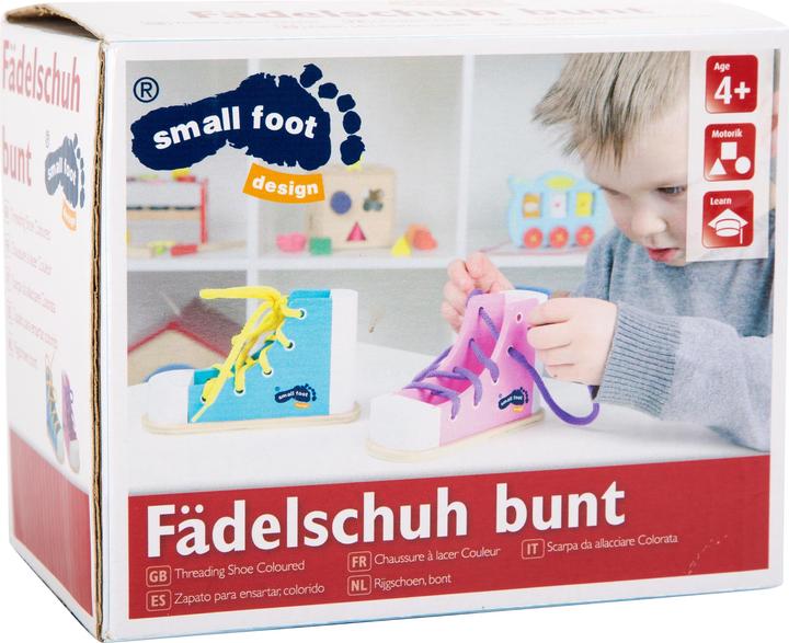 Produktbild small foot Bunte Fädelschuhe
