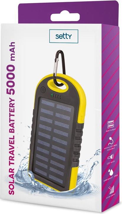 Produktbild Setty Solar Travel Battery (5000 mAh, 20 W)