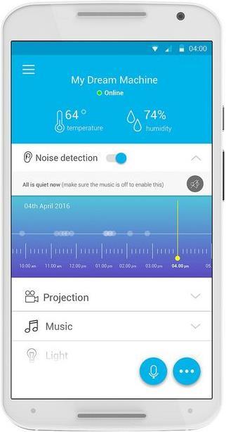 Actual product image Motorola MBP 85 SN Smart Nursery Dream Machine (Baby Monitor Audio)