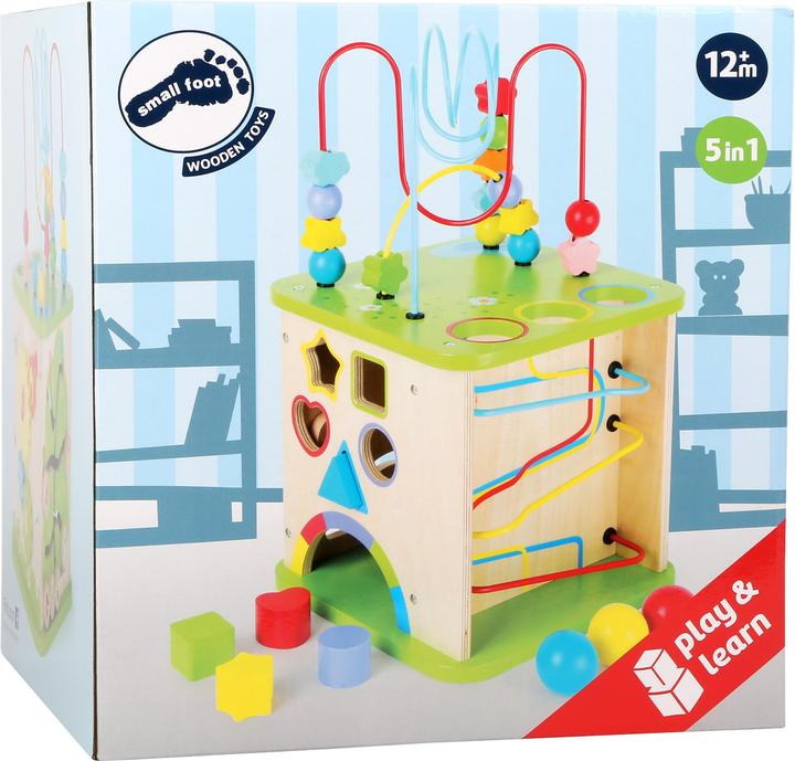 Actual product image small foot Motor world with ball track