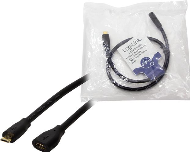 Immagine prodotto LogiLink CU0120 (0.50 m, USB 2.0, 2.50 W)