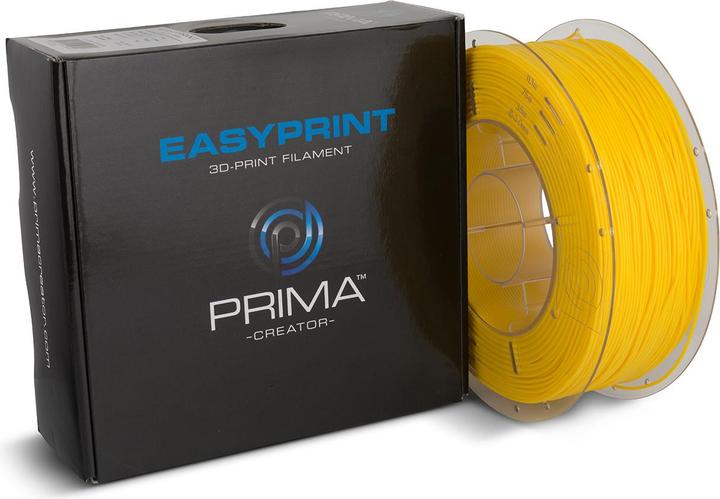 Produktbild Prima Creator EasyPrint FLEX 95A - 1.75mm - 1 kg - Yellow (TPU, 1.75 mm, 1000 g, Gelb)