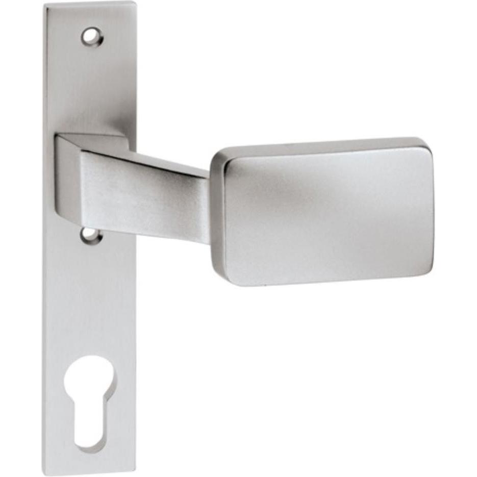 Thumbnail - EDI, Türgriff + Fenstergriff, Schlosskasten-Griff 1317/1020 Aluminium F1 Aufnahme M12 gekröpft (Türknopf)