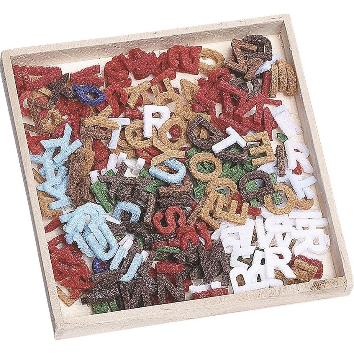 Knorr Prandell, Holzbuchstaben + Stoffbuchstaben, Filzbox Ornament Buchstaben VE=250 Teile