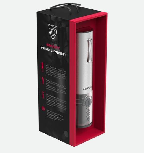 Actual product image Prestigio Nemi electric wine opener set (Electric corkscrew)