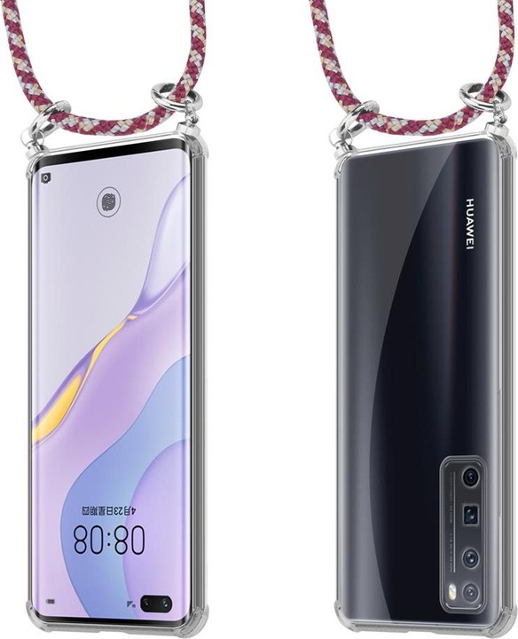 Produktbild Cadorabo TPU Handy Kette SILBER Cover
