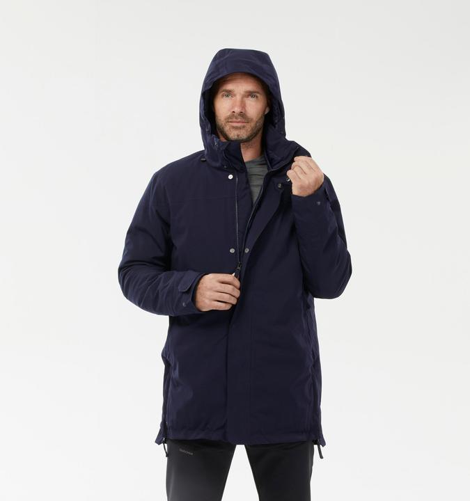Produktbild Quechua Parka Winterjacke Herren warm bis -10 °C wasserdicht Winterwandern - SH500 blau (3XL)