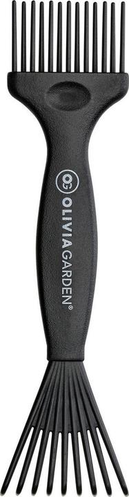 Produktbild Olivia Garden Bürstenreiniger Mini aus recyceltem Kunststoff, schwarz