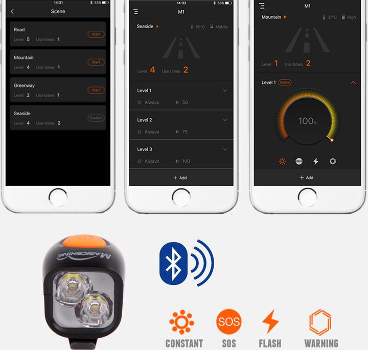 Produktbild Magicshine MJ-902B Bluetooth Bicycle Light (1600 lm)
