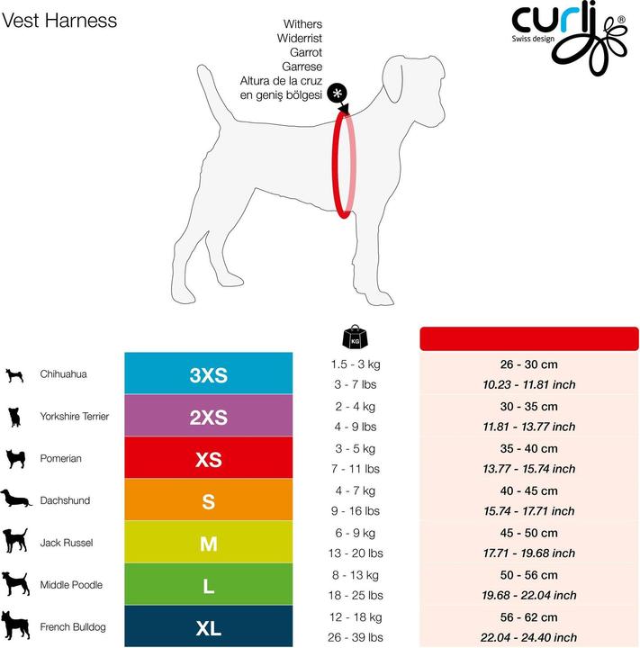 Immagine prodotto Curli Stoviglie Merino (XS, Cane, Generale, Passeggiare)