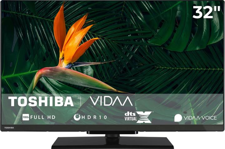 Produktbild Toshiba Fernseher 32 Zoll Smart TV VIDAA Full HD Fernseher HDR Smart TV mit Triple-Tuner, LED TV (32", LED, Full HD)