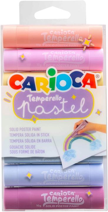 Carioca Poster Paint Pastel 8 pieces, Multicoloured