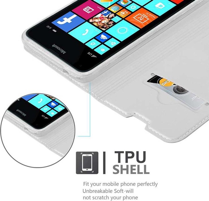 Actual product image Cadorabo Book Classy Style Cover (Microsoft Lumia 640)