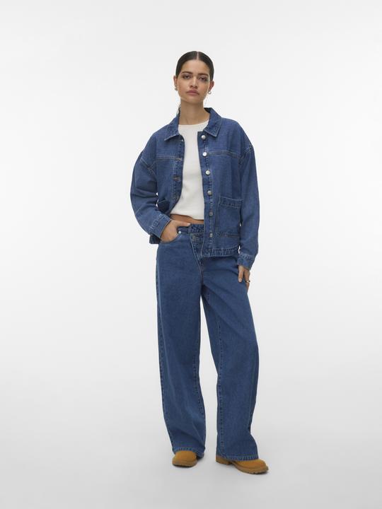 Actual product image Vero Moda Vmjamie Ls Denim Shacket Mix Ga Noos (S)
