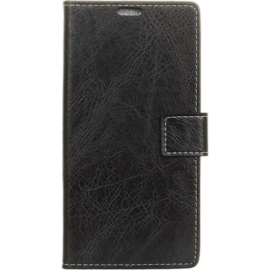 Screenguard Honor 6X Leather Guard Lederhülle (Honor 6X), Smartphone Hülle, Schwarz