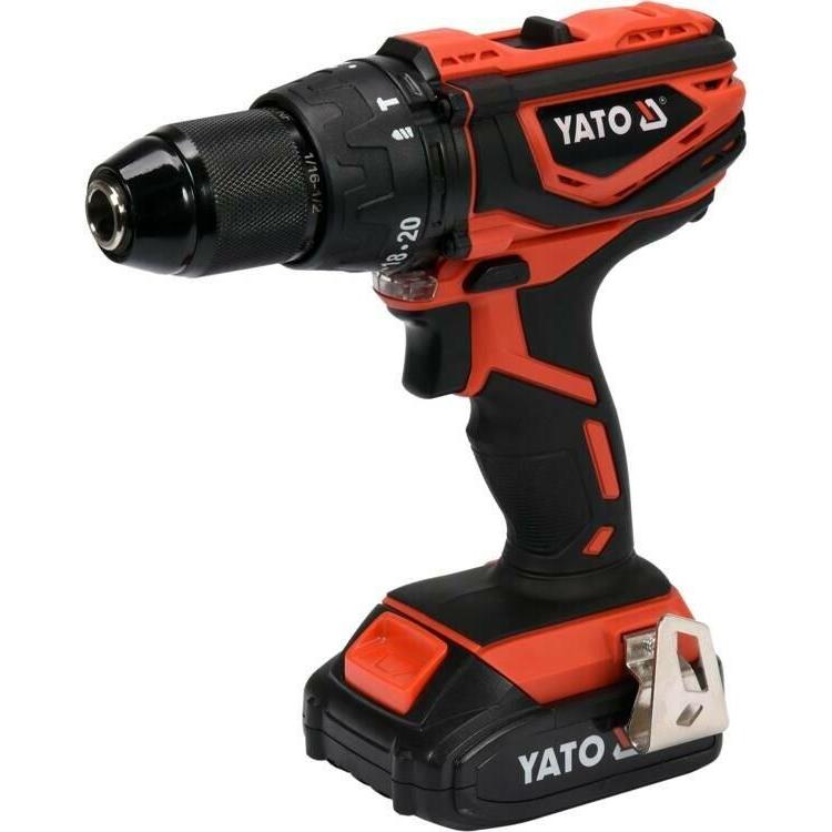 Yato, Bohrmaschine + Akkuschrauber, impact drill UT-82788 18V 40Nm 2Ah Li-Ion (Akkubetrieb)