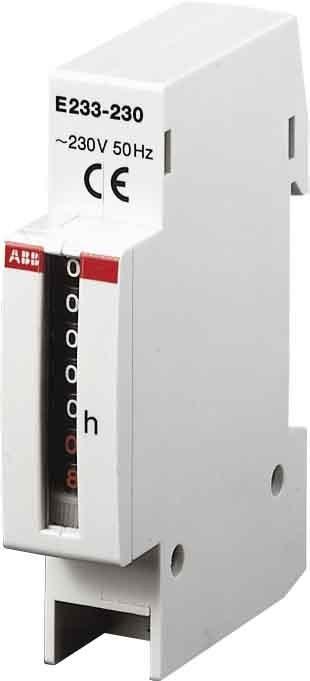 Actual product image ABB E233-24 Operating hours counter 24VAC