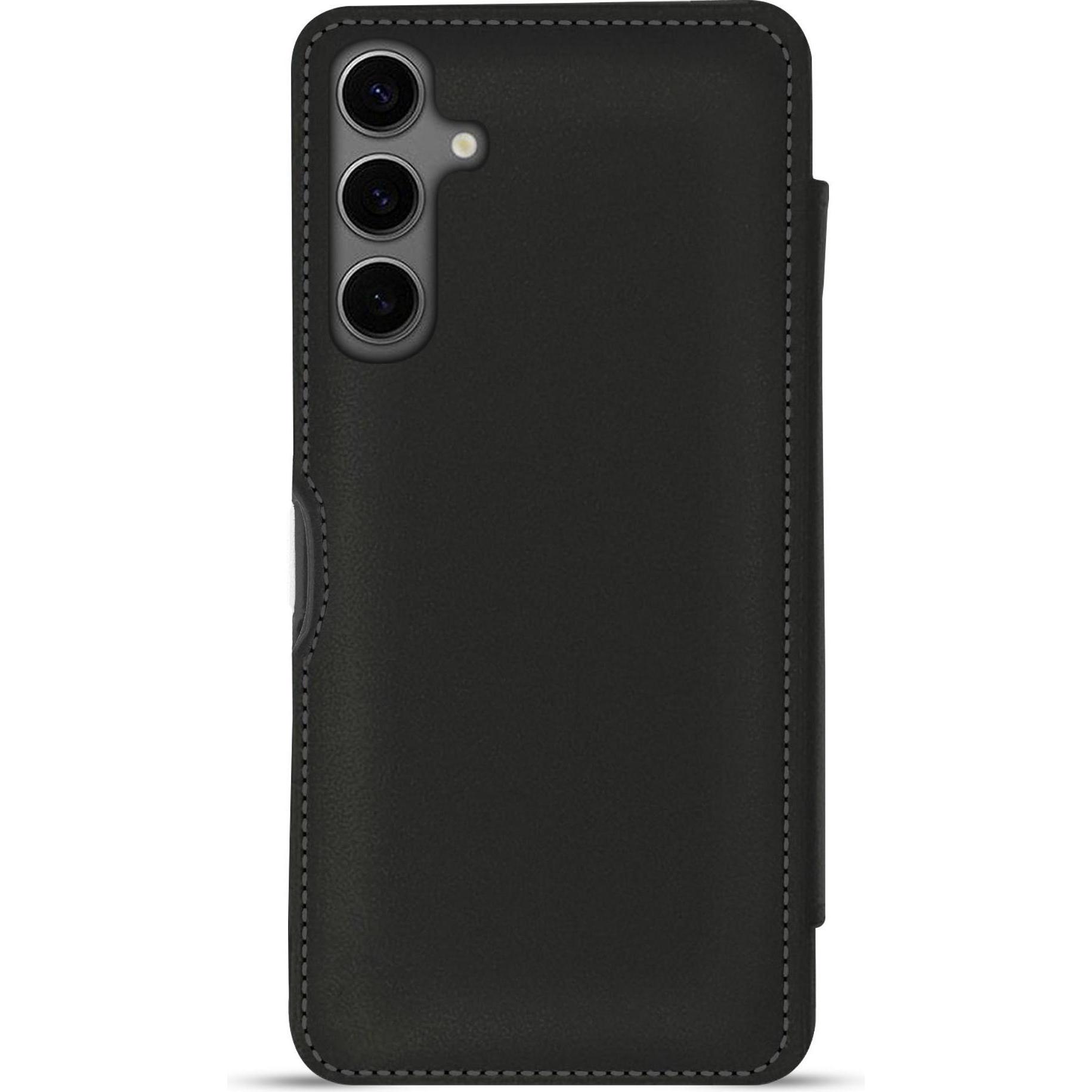 Thumbnail - Noreve Lederschutzhülle horizontal (Samsung Galaxy S24), Smartphone Hülle, Rot
