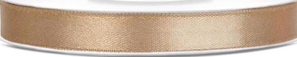 Produktbild Partydeco Satin Ribbon, light gold, 6mm/25m (1 pc. / 25 lm) (1x)
