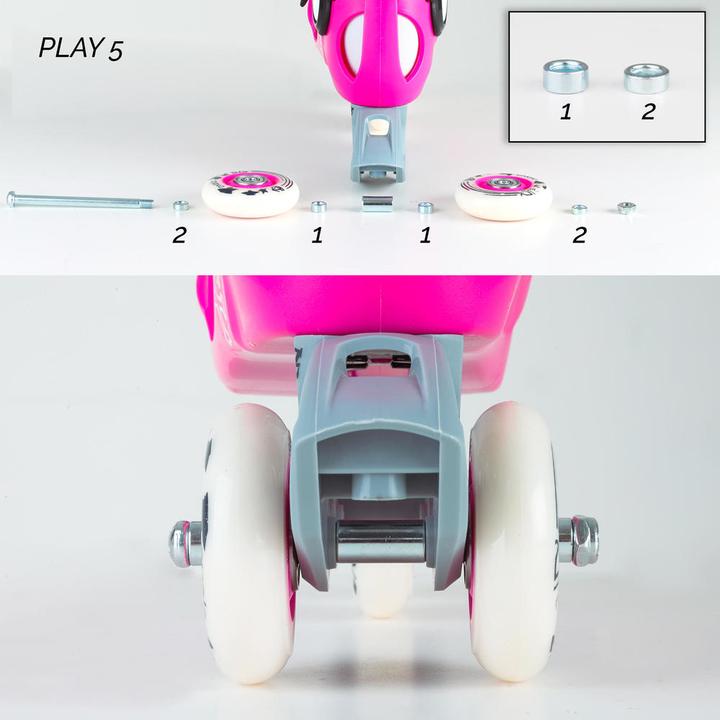 Actual product image Oxelo Screw stability roller skates kids