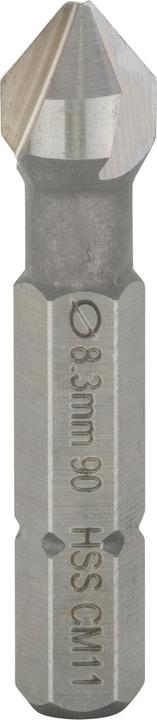Produktbild Bosch Professional Zubehör Kegelsenker mit Sechskantschaft, 8,3 mm, M 4, 31 mm, 1/4-Zoll (8.3 Millimeter)
