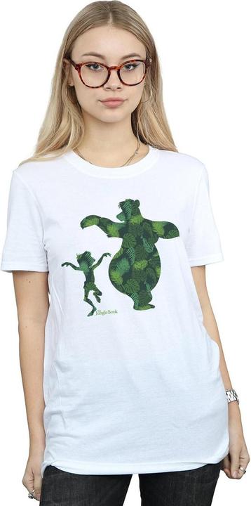 Immagine prodotto Disney The Jungle Book Mowgli And Baloo Dance Boyfriend Fit Maglietta Ampia Donna (M)