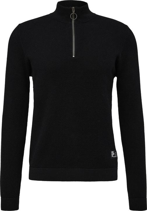 S.Oliver Strickpullover Pullover aus Strukturstrick (M)