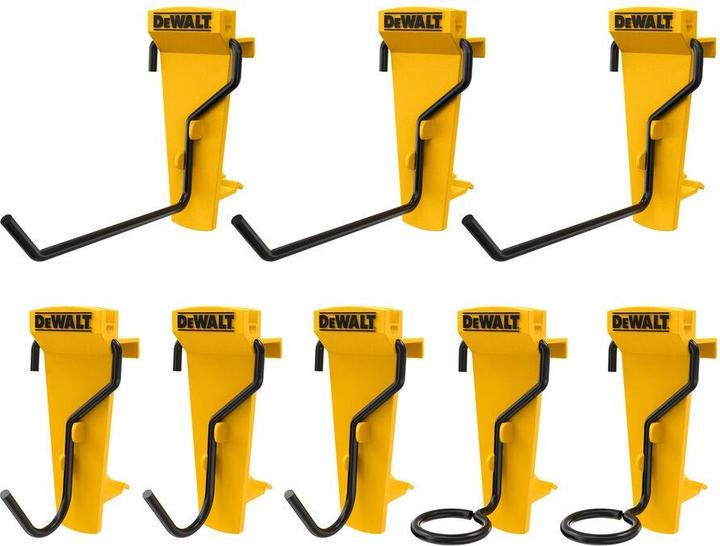DeWalt Zubehör DWST82816-0 TOUGHSYSTEM 2.0 DXL 8-teiliges Hakenset für Handwerkzeuge