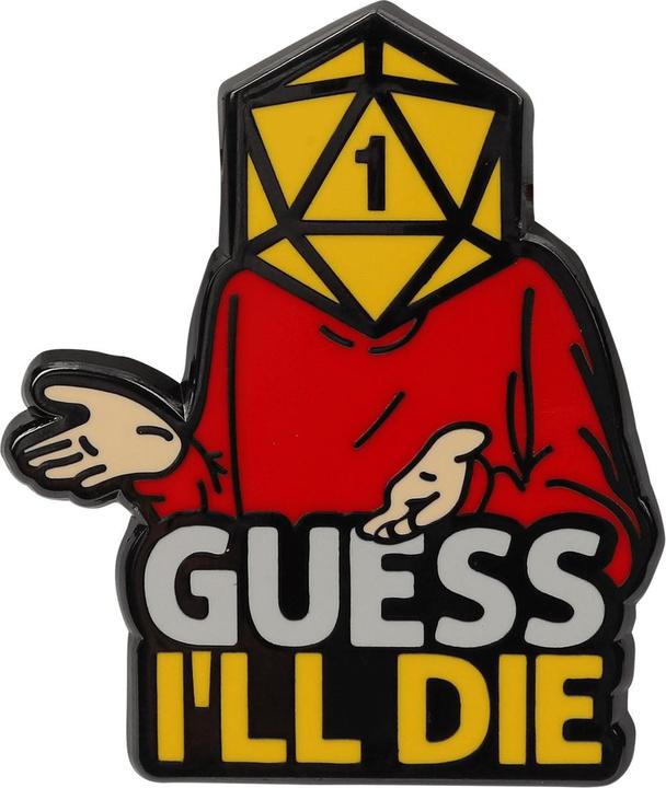 Produktbild Glass Staff Anstecker Guess I'll Die Mehrfarbig