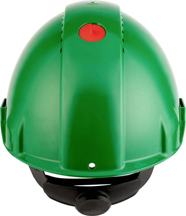 Actual product image 3M G3000NUV-GP SAFETY Helmet Green Ratchet (53 - 62 cm)