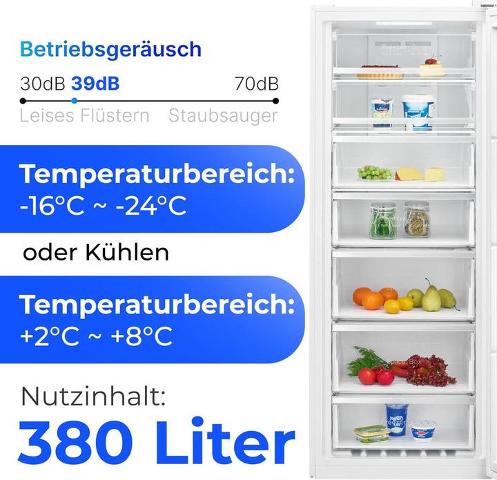 Produktbild Bomann Gefrier/Kuehlger??t GSVS 7365 ws (Freistehend, 380 l)