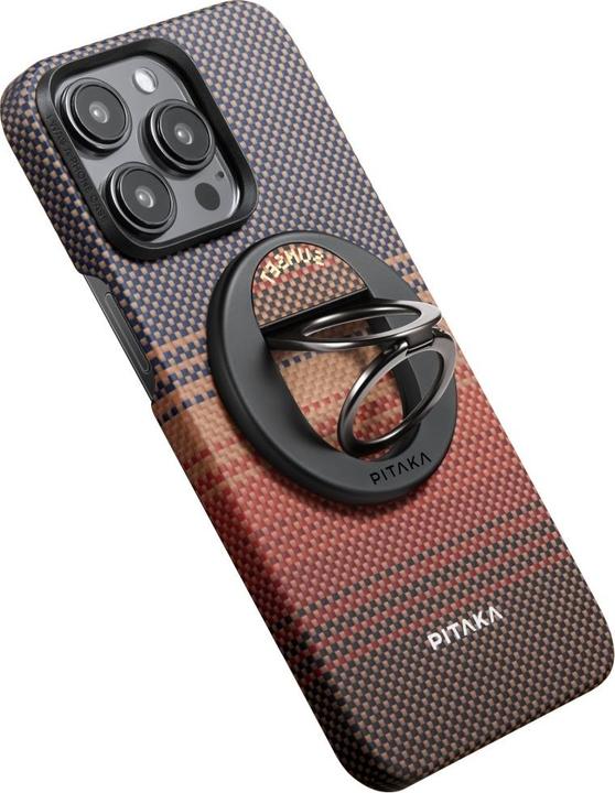 Productafbeelding Pitaka Magnetic holder MagEZ Grip 3 MagSafe for phone sunset