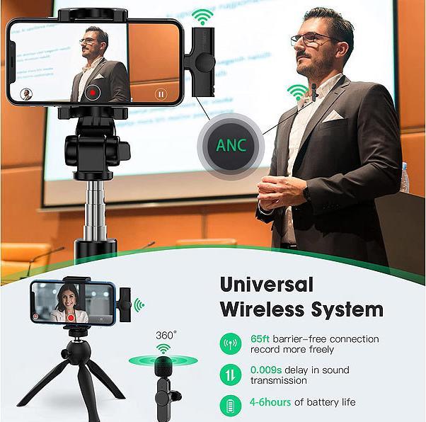 Produktbild Callstel Mini-Funkmikrofon-Set