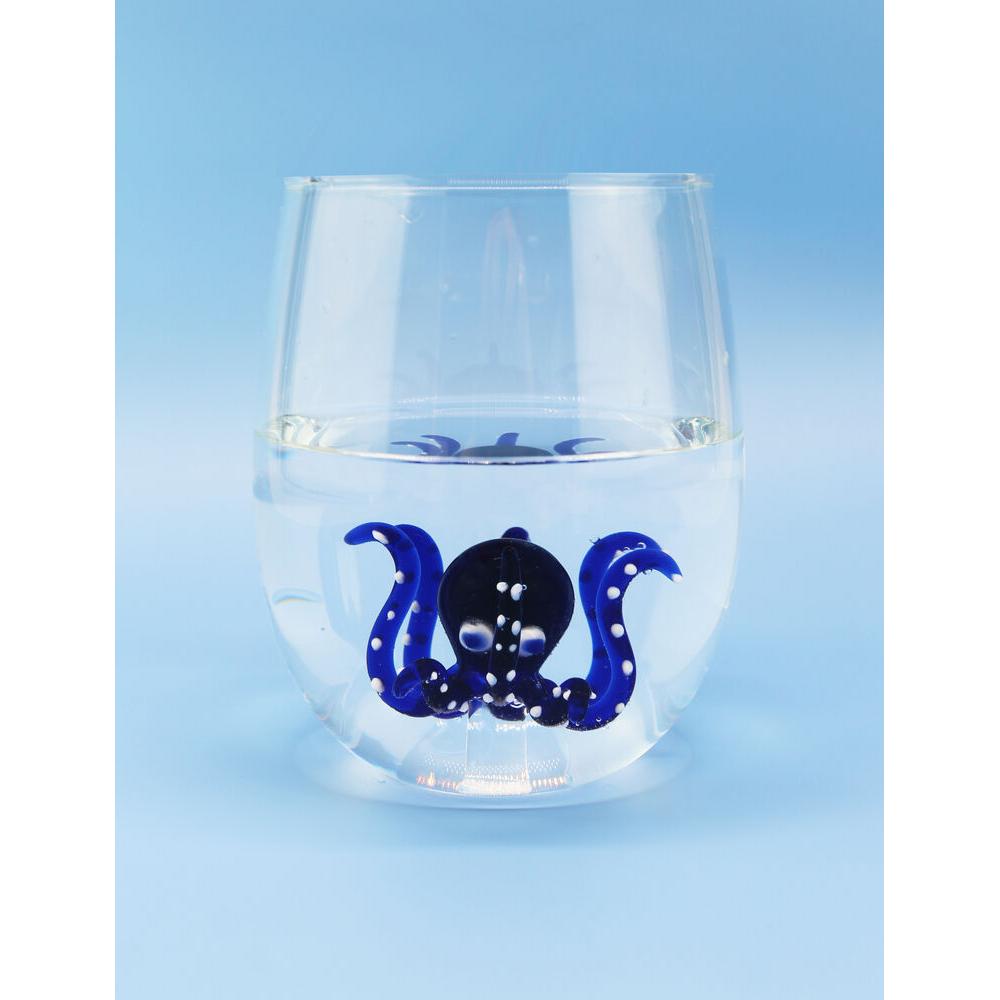 Thumbnail - Winkee Drinking Glasses - Handmade Octopus, Trinkgläser