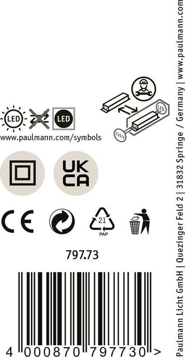 Produktbild Paulmann Puric Pane (450 lm)