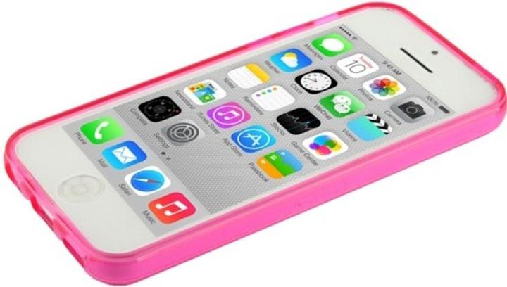Actual product image König Design Protective cover TPU Case for mobile Apple iPhone 5C Pink (Apple iPhone 5c)