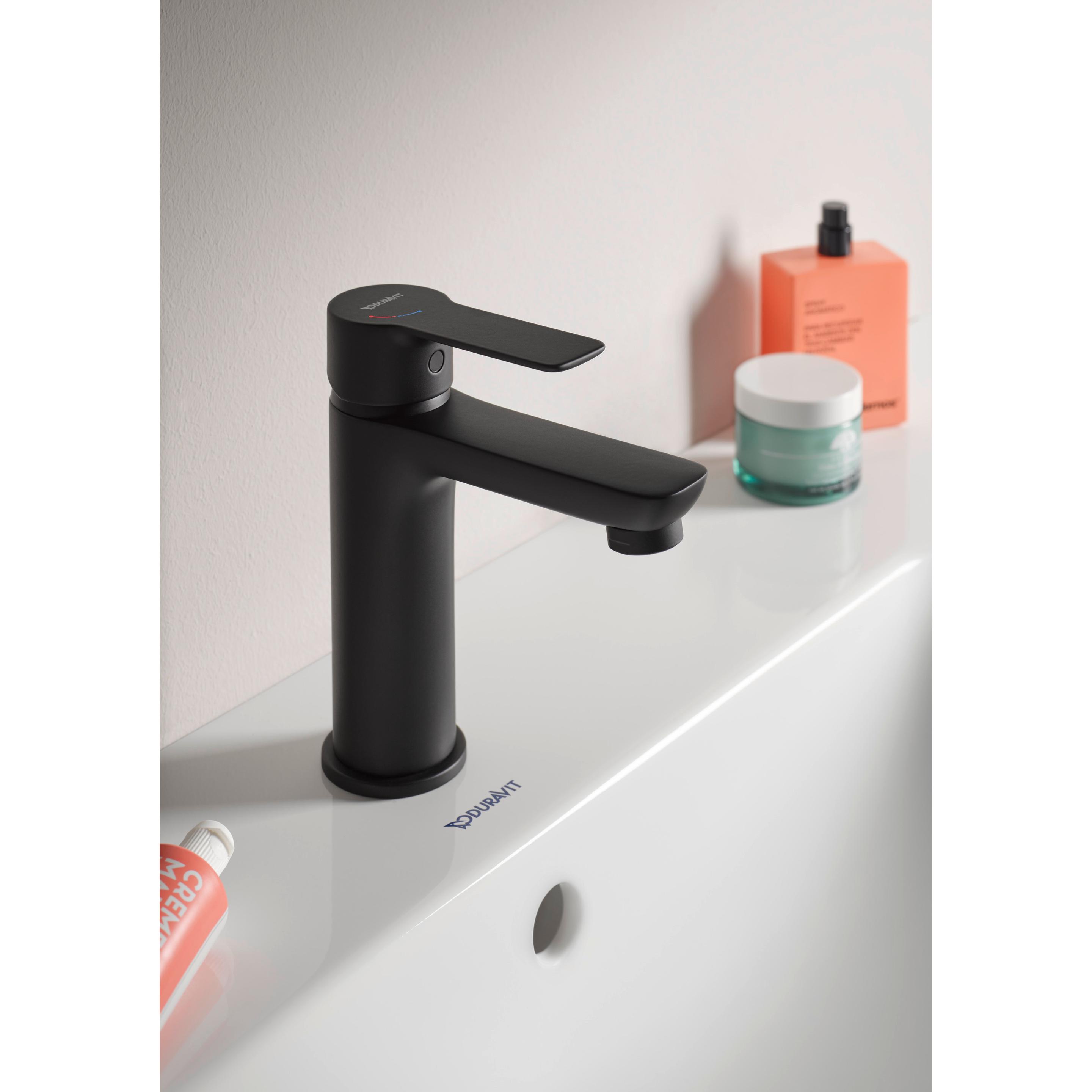 Thumbnail - Duravit, Badarmatur, D-Code Einhebel-Waschtischmischer M FreshStart und Minusflow, mit Ablaufgarnitur