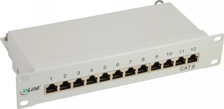 Produktbild InLine Patchfeld Cat.6 12-fach