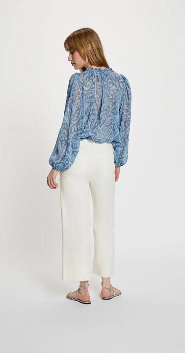 Image du produit Morgan Bedruckte Bluse mit V-Ausschnitt (34)