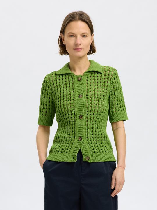 Image du produit Selected Häkel-Look Strickjacke (S)