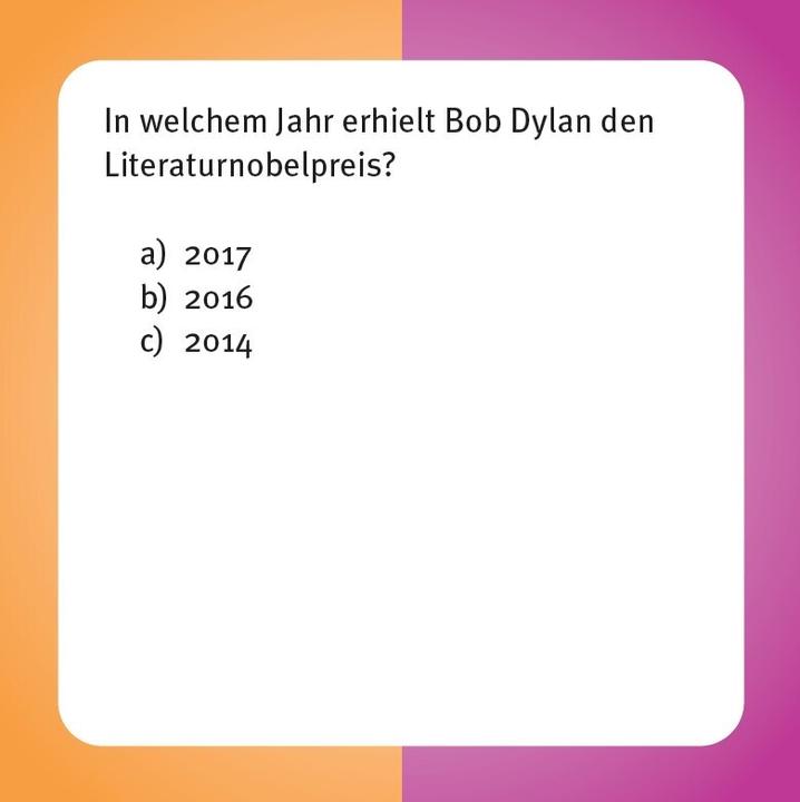 Immagine prodotto Il quiz su Bob Dylan (Tedesco)